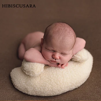 Bebê Recém-Nascido Fotografia Adereços Posando Almofadas De Lã Infantil Posicionador Macio Pictuers Acessórios Studio Adereços Foto Posando De Feijão