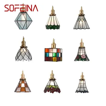 SOFEINA Moderna, Pingente de Luminárias de Latão LED de Luxo Nórdicos Decorativos Para a Iluminação Home Sala Quarto, Sala de Jantar