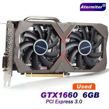 Atermiter placa Gráfica GTX 1660 6GB placa de vídeo placa gráfica GPU NVIDIA