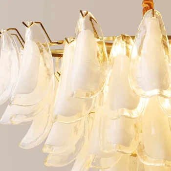LED moderna Nuvem Cabaça Flor de Teto, Lustres Magnolia Pandant Atmosfera de Luz High-end de estar Sala de Jantar Hanging Lamp