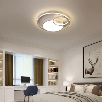 Simples e moderna sala de estar criativo e personalizado acolhedor e romântico LED luz de teto do quarto