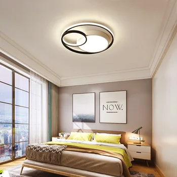 Simples e moderna sala de estar criativo e personalizado acolhedor e romântico LED luz de teto do quarto