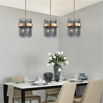 Hongcui Lustre Pós-moderna luminária Simples DIODO emissor de Luz de Fixação para a Casa de estar Sala de Jantar