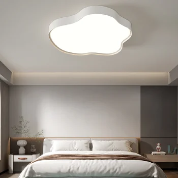 Branco Moderno LED Luzes de Teto do Quarto a Sala de Estudo Ferro Corpo da Lâmpada do Teto lampara techo