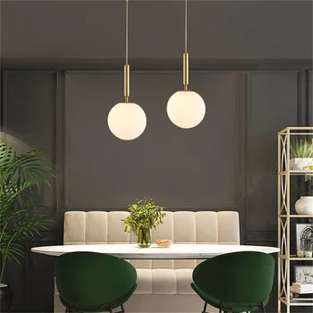 COELHO de Bronze Modernas Luzes Pingente de Cobre Lâmpadas Penduradas Nórdicos estilo de Decoração Criativa para o Restaurante Para Sala de Jantar