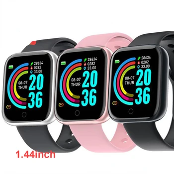 D20 Smart Watch Impermeável Bluetooth Pressão Arterial de Fitness Tracker Monitor de frequência Cardíaca Smartwatch Para Todos os smartphones
