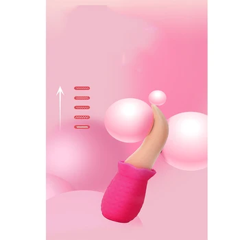 Multi-velocidade Língua Oral, Lambendo Vibrador USB Clitóris Estimulador do ponto G Vagina Massagem Estimulador de Brinquedos Sexuais Para as Mulheres o Sexo Loja 18
