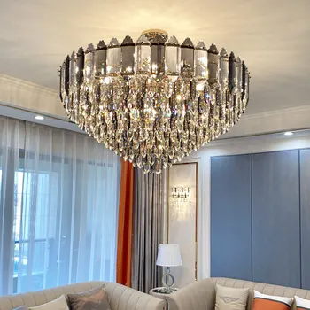 Luxo Lustre de Cristal Atmosfera Luz da Sala Pós-Moderno, Quarto, Cozinha luminosa Sala de Refeições Pingente lightsart de luxo