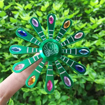 Colorido Fidget Giratório EDC Mão Giratório Pavão Anti-Ansiedade Brinquedo para Spinners Foco Alivia o Stress TDAH Dedo Giratório