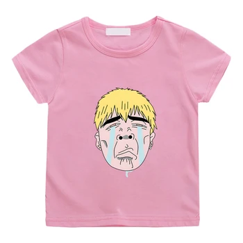 Grande Professor Onizuka Eikichi T-shirt 100% Algodão Casual Manga Curta T-shirt de Anime Japonês Gráfico Camisetas Engraçadas Meninos/Meninas