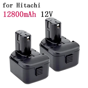 Nova bateria de 12V 12800mAh 12V rechargeble Bateria Hitachi EB1214S 12V EB1220BL EB1212S WR12DMR CD4D DH15DV C5D , DS 12DVF3