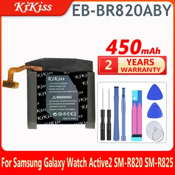  KiKiss Bateria de Substituição EB-BR820ABY Para Samsung Galaxy Watch Active 2 Active2 SM-R820 SM-R825 44mm Bateria de Relógio