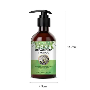 Prático, Perda do Anti-cabelo Shampoo Não Gorduroso Smoothing Shampoo Ingredientes Seguros de Alecrim Crescimento do Cabelo Shampoo de Limpeza Profunda