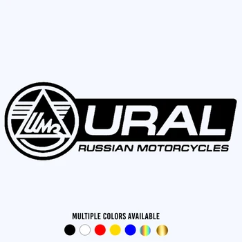 8*24cm Motocicletas Ural engraçado adesivo de carro de vinil decalque branco/preto-car auto adesivos para carro pára-choque janela do carro decoração