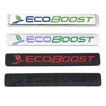 3D Adesivo Ecoboost Emblema Emblema de Decalque para Ford Focus 2 3 4 Fiesta Kuga Escapar Mondeo Borda Ecosport Acessórios de Estilo Carro
