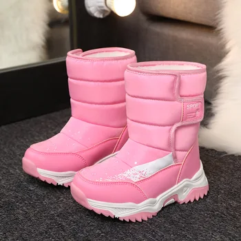 2023 Inverno Crianças Botas De Princesa Elegantes Sapatos De Meninas Da Prova Da Água Da Menina Menino Botas De Neve De Crianças Quente De Alta Qualidade Do Luxuoso Botas