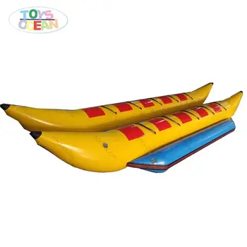 brincar na água barcos de banana/esportes infláveis aqua barco/banana jangada