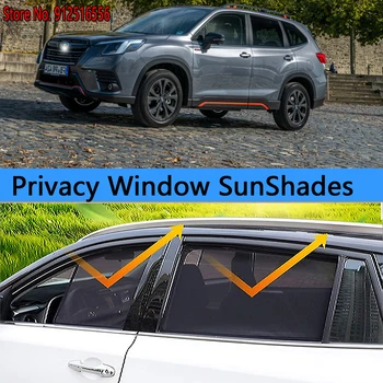 Do lado do Sol Tom de Sombreamento Janela Proteção por pára-Sol protetor solar Interior do Carro Accseeories Para Subaru Forester SK 2018 - 2019 2023