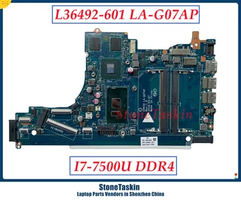 StoneTaskin Original L36492-601 Para HP Pavilion 250 G7 15-Portátil DA placa-Mãe EPK50 LA-G07AP I7-7500U DDR4 MB100% Testado