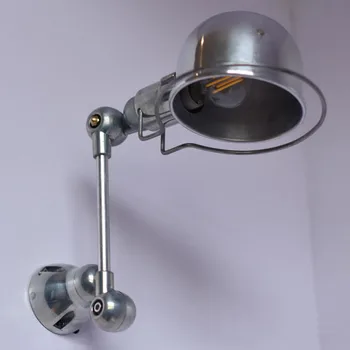 Luxo Pequenas Nórdicos balancim de braço longo de alumínio da lâmpada de parede de luz industrial do vento retro criativo loft de cabeceira bar dom da lâmpada