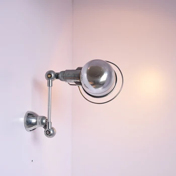 Luxo Pequenas Nórdicos balancim de braço longo de alumínio da lâmpada de parede de luz industrial do vento retro criativo loft de cabeceira bar dom da lâmpada