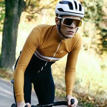 Homens Primavera, Outono de 2022, a ATOUT de Manga comprida de Ciclismo Jersey Qualidade de Equitação Camisa Amarela Seca Rápido de Bicicleta MTB Movimento Roupas