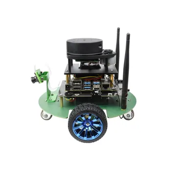JetBot Versão Profissional ROS AI Kit, os Controladores duplos AI Robô, Lidar Mapeamento de Processamento de Visão