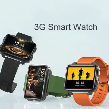 tela grande 3G Esperto do ÓSMIO do Andróide telefone do Relógio relógio de suporte Wifi GPS frequência cardíaca 1200Mah bateria Esporte Smartwatch para iphone x