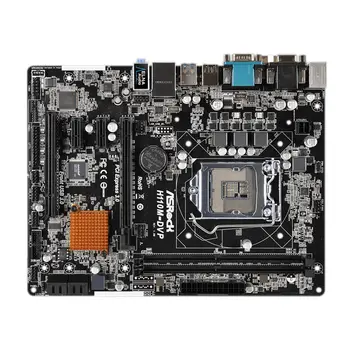 Intel H110 placa-Mãe ASRock H110M-DVP placa-Mãe LGA 1151 DDR4 32GB 4xSATA3 USB 3.1 Micro ATX Para o 7º/9º geração Intel core
