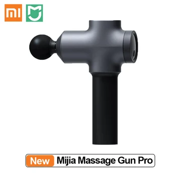 Novo Xiaomi Mijia Massagem Arma Pro 12Gears Portátil Fáscia Arma Músculo Relaxar Casa Inteligente Tratamentos de Relaxamento e Aliviar a Dor no Corpo