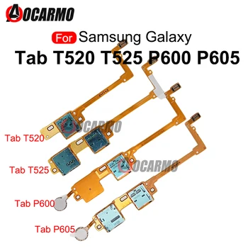 Para Samsung Tab Pro 10.1 SM-T520 Guia T525 P600 P605 Sim /SD do Leitor de Cartão do cabo do Cabo flexível de Peças de Reparo