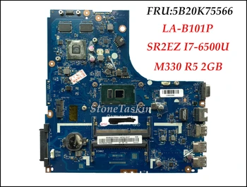 Alta qualidade FRU 5B20K75566 para Lenovo Ideapad E51-80 Laptop placa-Mãe LA-D101P SR2EZ I7-6500U M330 R5 2GB Totalmente e 100% Testado