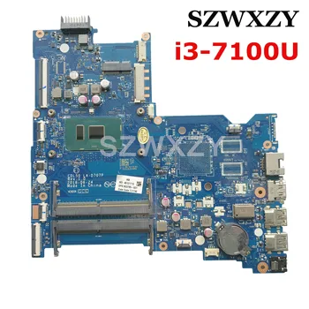 Remodelado 903795-601 903795-501 903795-001 Para HP 15-AY Laptop placa-Mãe CDL50 LA-D707P Com SR2ZW i3-7100 CPU DDR4