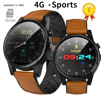 2019 Best-seller de 1,6 polegadas Tela grande 4G LTE Android cartão sim bluetooth Smart Watch phone suporte a wi-Fi GPS Câmera Smartwatch
