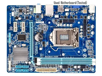 placa-mãe para Gigabyte GA-H61M - LGA 1155 DDR3 H61M-S1 16GB suporte I3 I5 I7 H61 placas de PC desktop motherboard