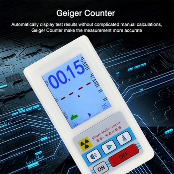 BR-6 Portátil Pessoal do Dosímetro de LCD Contador Geiger Contador Geiger Dosímetro Sensibilidade Elevada para Material de/para o Ensaio Ambiental