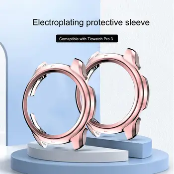 Moda Escudo Protetor Flexível Eco-friendly Proteção de TPU Chapeamento de Smart Watch Caso de Protecção de Caso