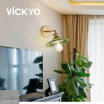 VICKYO Interior Moderno, Lâmpada de Parede LED Parede de Cristal Luzes, Luminárias Para Sala de estar, Quarto, Casa-de-Cabeceira Noite de Iluminação, Decoração