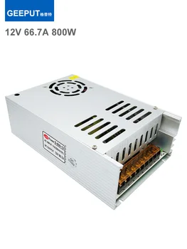 12V 66.7 UM 800W fonte de alimentação do interruptor 60A com caixa de luz LED de alta potência, 70A transformador de potência