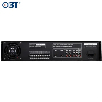 OBT 350w 4 Canais Amplificador de Potência Profissional de Radiodifusão Pública Amplificador de Potência do Amplificador do Pa