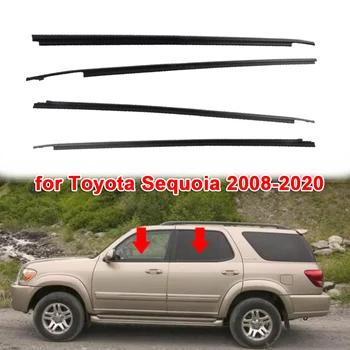 Janela Weatherstrip Janela de Vidro Impermeável de Pressão Faixa de Selagem Tempo Tira de Ajuste para a Toyota Sequoia 2008 e 2020