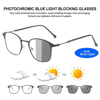 Anti Luz Azul Fotossensíveis Óculos de Homens, Mulheres UV400 Óculos Anti Radiação Lente Computador Óculos de Jogos Óculos
