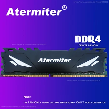 Atermiter X99 D4 placa-Mãe Conjunto com o Xeon E5 2643 V4 CPU LGA 2011-3 Processador DDR4 16 GB ( 2 X 8GB ) 3200MHz REG ECC Memória RAM