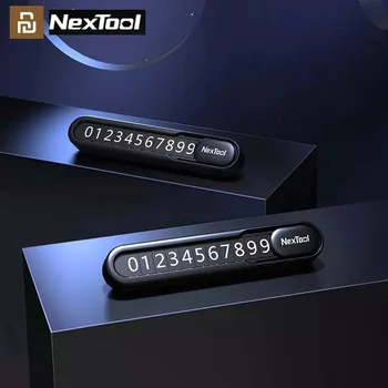 Youpin Nextool Interruptor Escondido De Telefone Número Da Placa Placa Universal De Carro De Telefone, Número De Cartão De PlateTemporary Sinal De Stop Interior