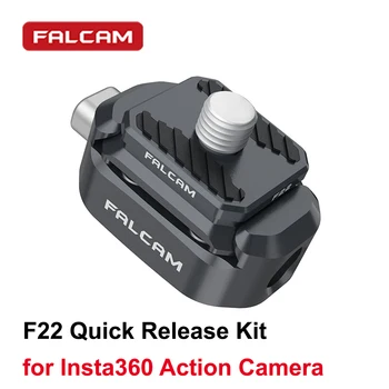 Falcam F22 Liberação Rápida Placa do Kit Anti-Derrapante Projeto de 360 Graus de Disparo para Insta360 Câmera, Ação de UMA RS 1