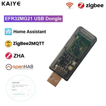 ZigBee 3.0 USB Dongle Silicon Labs EFR32MG21 Zigbee ZB-GW04 adapter Adaptador Universal de Fonte Aberta Gateway Módulo de Casa Assistente ZHA Z2M