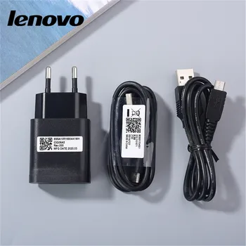 Novo Lenovo 5V 2A Carregador USB UE de Viagem Adaptador de Parede 100CM Micro USB/Tipo C Cabo Para o Lenovo Vibe P2 P1 K5 Jogar S5 Pro K320t Y70