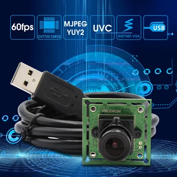 1/4 CMOS OV7725 CMOS USB Câmera a mini Câmera VGA Módulo com USB2.0