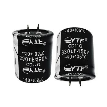 (1PCS)450V330UF 30X35 capacitor eletrolítico 330UF 450V 30*35 GG 105 graus.