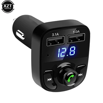Carro de Bluetooth compatível Música Adaptador Receptor-Transmissor FM Car Kit MP3 Player de Áudio mãos-livres 3.1 USB Carregador Rápido de Automóvel Acc